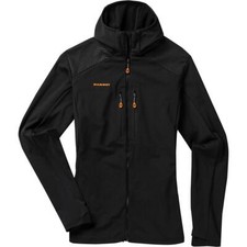 Mammut - Women's Eiswand Advanced Hooded Midlayer Jacket, Black, Md