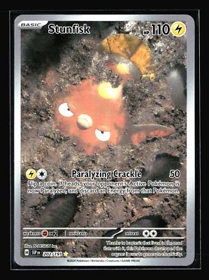 Stunfisk 2024 Surging Sparks #202/191 SSP Illustration Rare