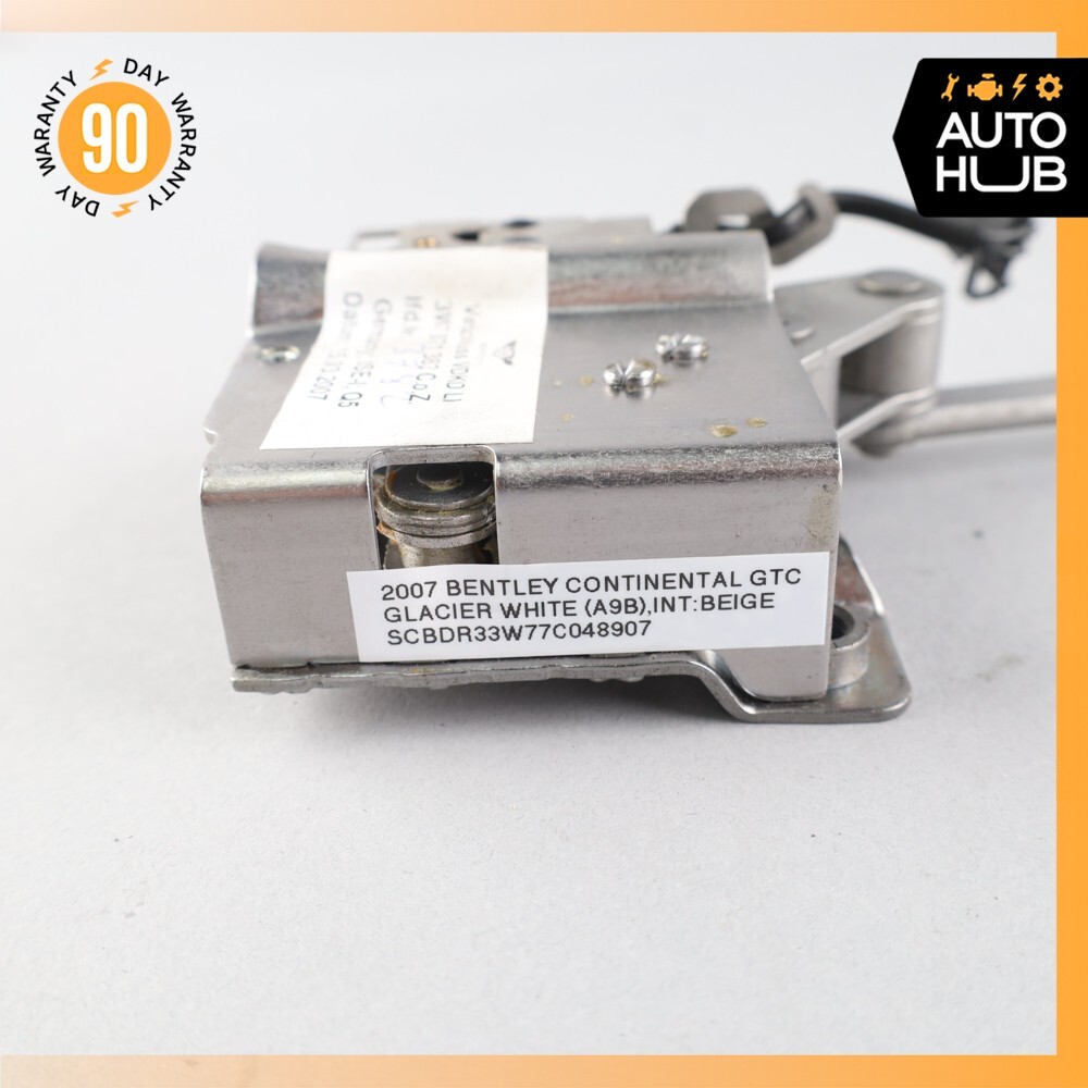 07-18 Bentley Continental GTC Rear Left Side Top Folding Roof Latch Lock OEM 60k
