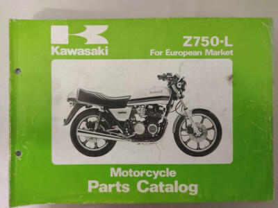 Kawasaki Z750-L1, Parts Catalogue, Catalogo Ricambi, Parts Catalogue, Original 1980