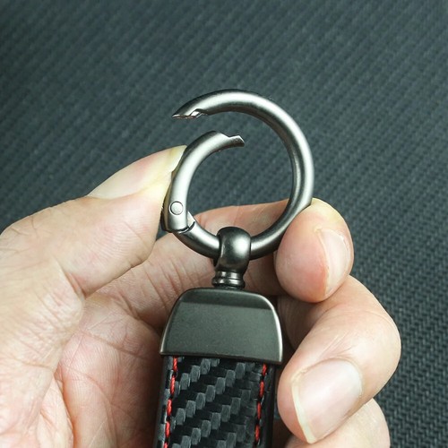 Car Carbon Fiber Leather Rope Car Keychain Key Chain Pendant Keyring for 4RUNNER - Imagen 5 de 30