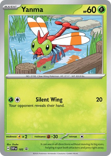 Pokemon Scarlet & Violet Black Star Promo - Yanma SVP 185 | eBay