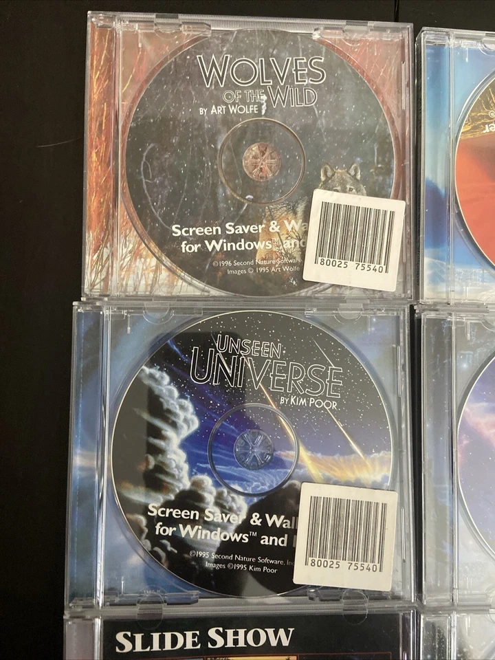 VTG Artwork Computer Lot 10 Second Nature Screen Savers Space Celestial Universe - Image 2 of 4