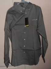 GORGEOUS RIVER'S END MEN'S LONG SLEEVE DRESS GRAYISH SHIRT XL WELL MADE W/TAGS