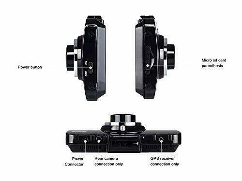 Chanun Pegasus+Touch Car DVR Dash Cam FullHD 1080P 2CH 3.5" Full Touch LCD 3axis - Picture 4 of 5