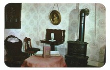 Hannibal Missouri MO Postcard Mark Twain Boyhood Home Parlor