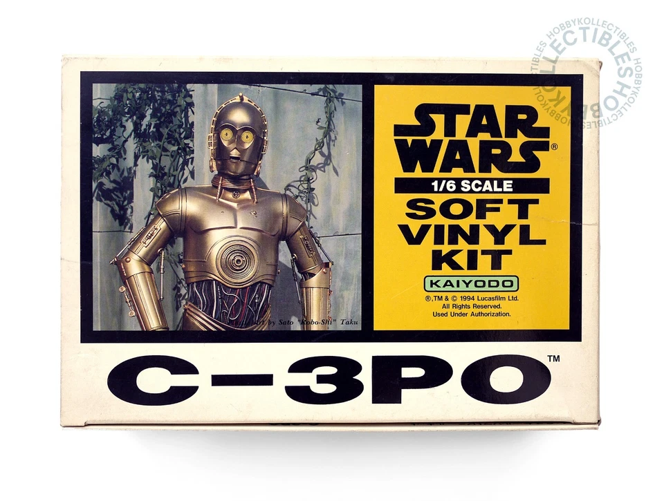 Kaiyodo Star Wars Vintage 1/6 C-3PO Modelo Vinilo Suave Kt ¡Raro!! Foto 3 de 4