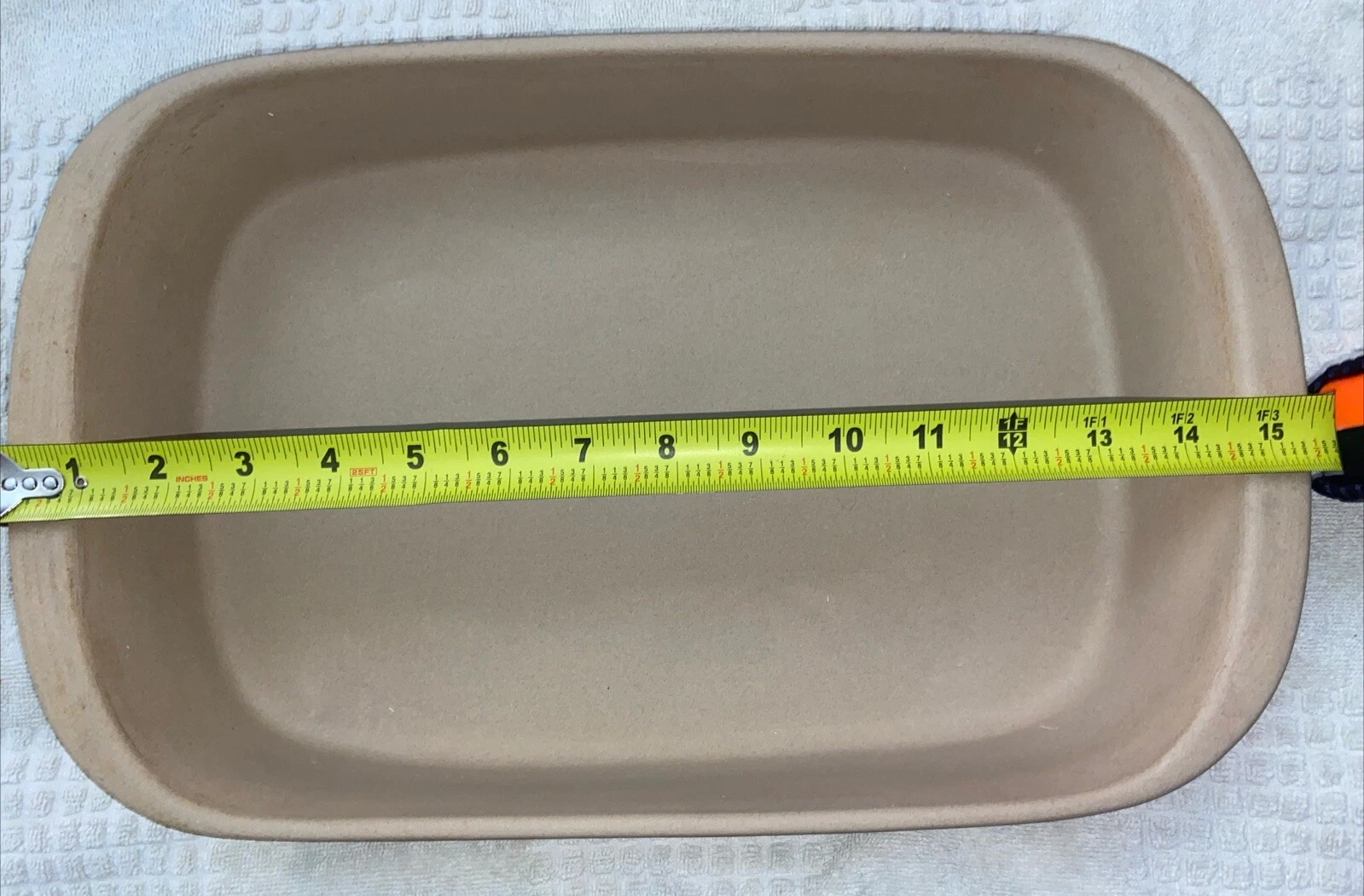 The Pampered Chef Family Heritage Stoneware Rectangular Baker 15.5 X 9.5 X2.5