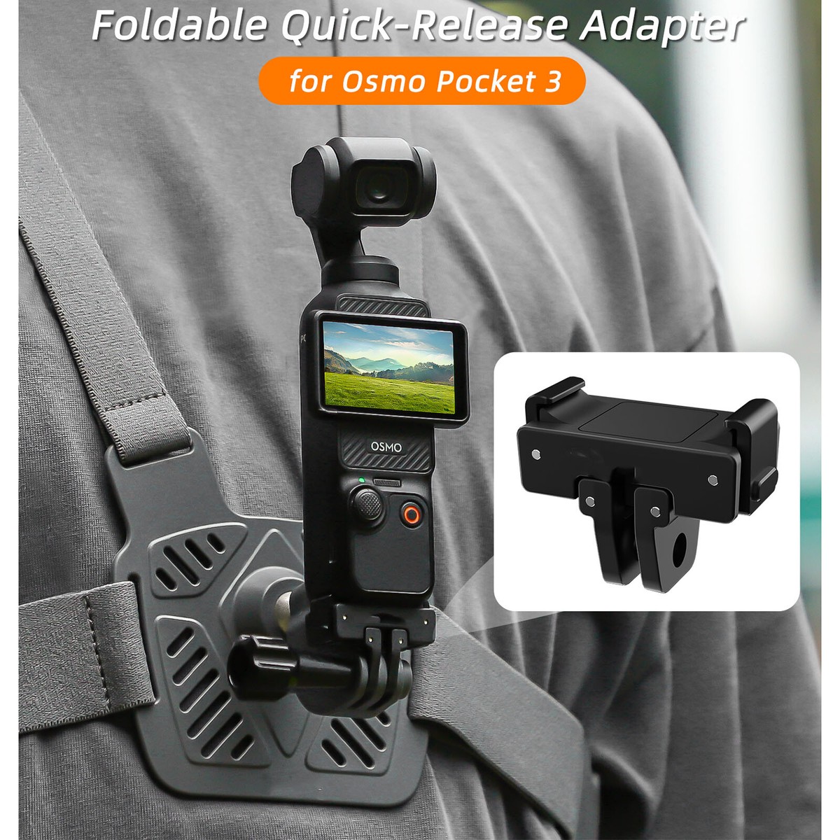 Quick Release Adapter Expansion Adapter Mount for DJI Osmo Pocket  Accessories