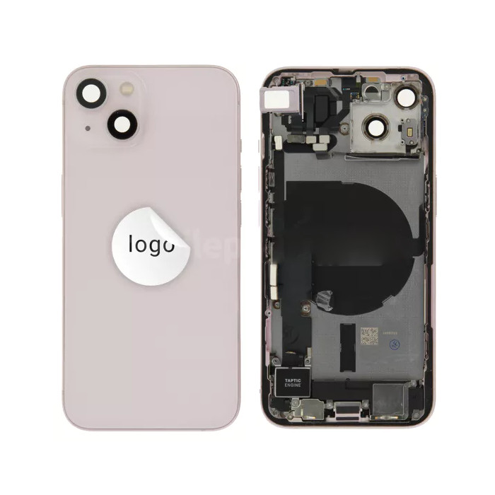 Original Cache Batterie Grade B Rose Pulled Reconditionné avec pour iPhone 13
