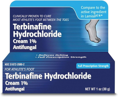 Terbinafine Hydrochloride Antifungal Cream 1% - Athletes Foot Cream Extra Streng