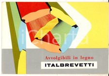 1960 ca BOLOGNA Avvolgibili in legno ITALBREVETTI *Pieghevole tavolozza colori