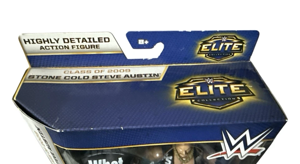 WWE STONE COLD SIGNED ELITE HALL OF FAME CLASS OF 2009 WITH JSA COA VERY RARE - Image 4 of 4