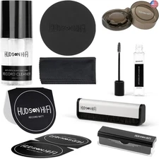 Vinyl Record Cleaning Kit 9-in-1 - Record Mitts, Anti-Static Record Cleaner