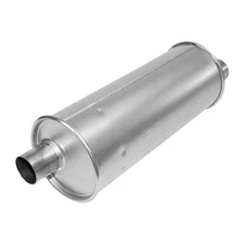AP Exhaust 3786 Enforcer Aluminized Steel Round Exhaust Muffler 2" In/Out