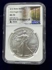 2022 American Silver Eagle NGC MS70 Arkansas U.S. State Series