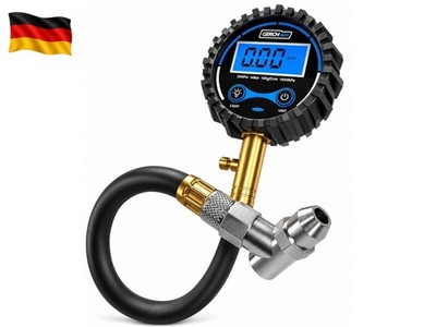GERCHWAY Digitaler Reifendruckprüfer 0 14 bar (200 PSI), Reifendruckmesser mit 4