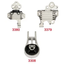 Motor & Transmission Mount Set Kit for 2014-2022 Cherokee V6 3.2L 3380 3379 3308