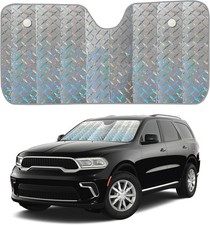 Large Holographic Car Windshield Sunshade  UV -Holographic silver-Large