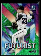 2021 Bowman Futurist Green Max Meyer 28/99 Marlins #FUT-MM