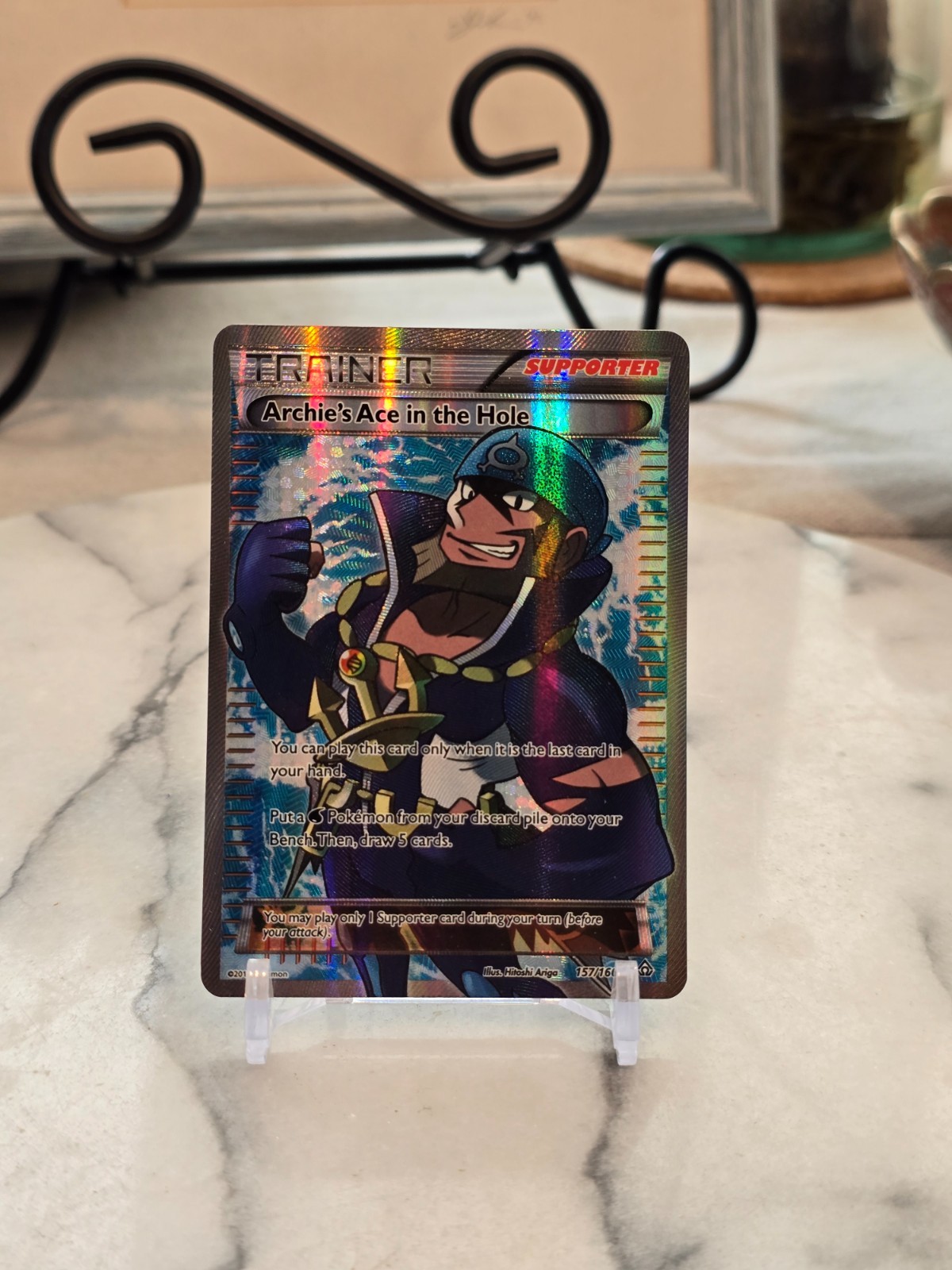 Pokemon TCG Archie's Ace in the Hole (157 Full Art) XY - Primal Clash Holo LP