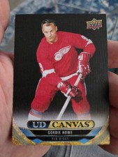 Upper Deck 2024-25 Series 2 UD Canvas Gordie Howe #C241 Red Wings