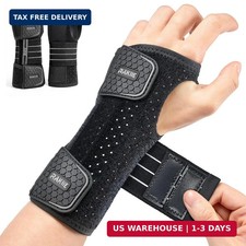 2 Pack Carpal Tunnel Wrist Braces, Adjustable Wrist Support Splint for Night Sle