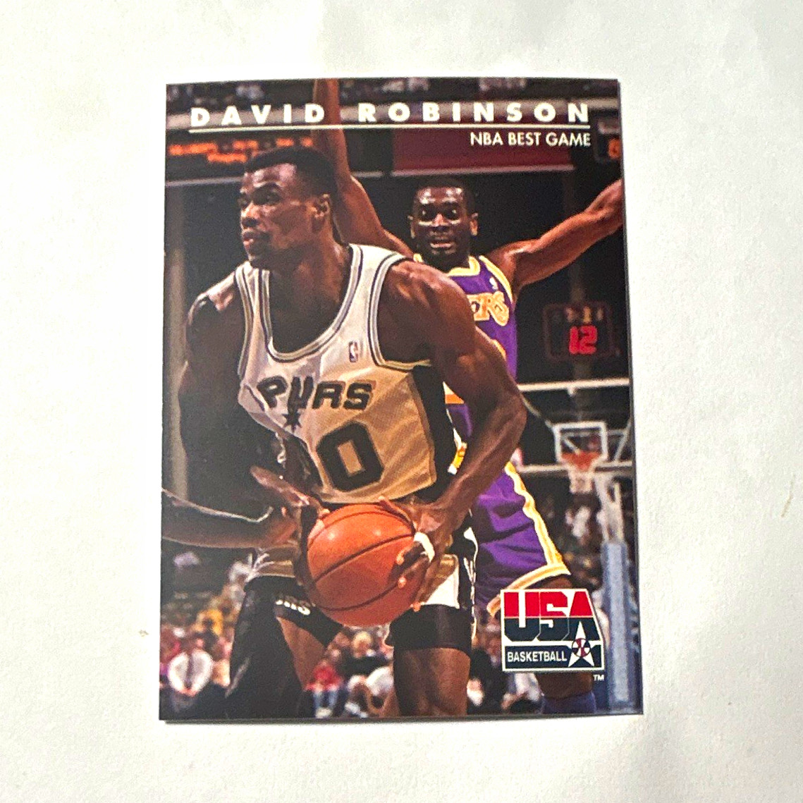 SkyBox 1992 USA Basketball David Robinson #76 San Antonio Spurs Base Card