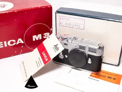 Leica M3 Silver Chrome Single Stroke BOXED 1966 / Neuer Service CLA 03/2026