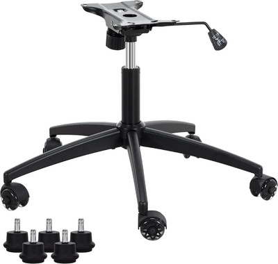 Heavy Duty Gaming Office Chair Metal Base Set Replace Part with Bottom Plate Sta