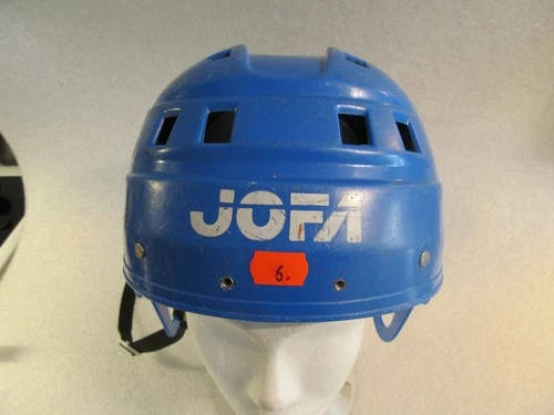 JOFA 246,51  24651 LIGHT BLUE HELMET CA 9,5 X 7,5 SWEDEN SALMING GRETZKY STYLE