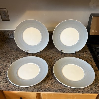 (4) or (8) Wolfgang Puck Brasserie Blue Dinner Plates