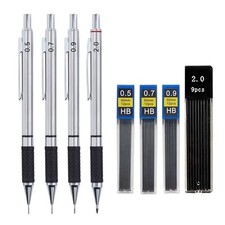 0.5/0.7/0.9mm Pencil HB Refill for Mechanical Pencil Automatic - 12 Leads/Tube