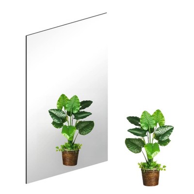 Flexible Wall Mirror Sheets Self Adhesive Acrylic Squares Mirror, 12X16 Inch ...