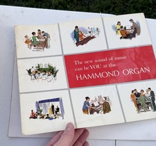 Vintage 1966 Hammond Organ L-100 Series Owner  s Playing Guide Brochure Lot