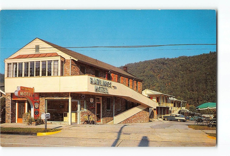 Gatlinburg Tennessee TN Vintage Postcard Rawlings Motel