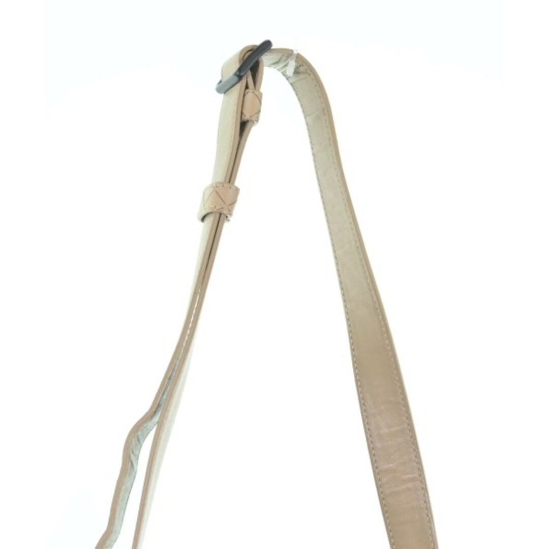 Bottega Veneta Shoulder Bag Leather Beige Interior Pocket Women's Authentic thumbnail 6