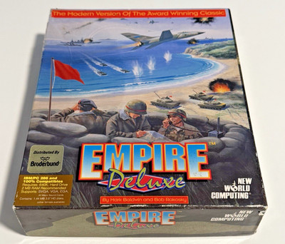 New World Computing Empire Deluxe MS-DOS PC Game 3.5'' Floppy Disc English