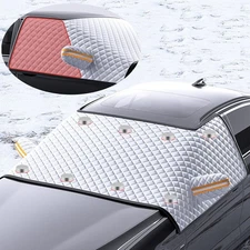 Large Magnetic Car Windshield Cover Winter Snow Ice Cover For Cars Trucks Vans