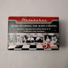 Studebaker Audio Cassette Tapes Lot of 3 New and Sealed
