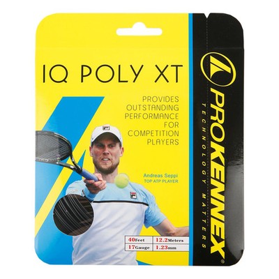 PROKENNEX Iq Poly Xt Saitenset 12,2m Saitenstärke 1,23 schwarz