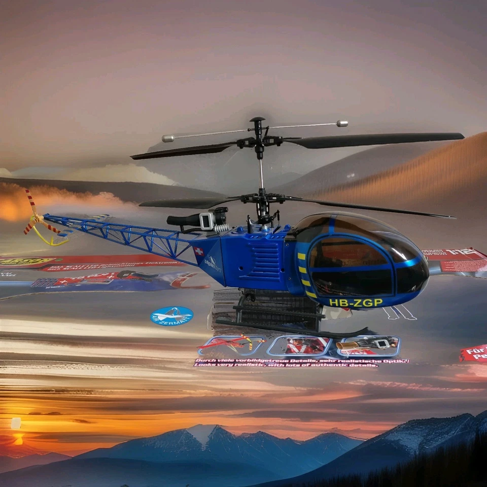 RC Helikopter SA 315 B Lama Alpinlift RTF 2,4 GHz von Carson mit viel Zubehör - Bild 4 von 4
