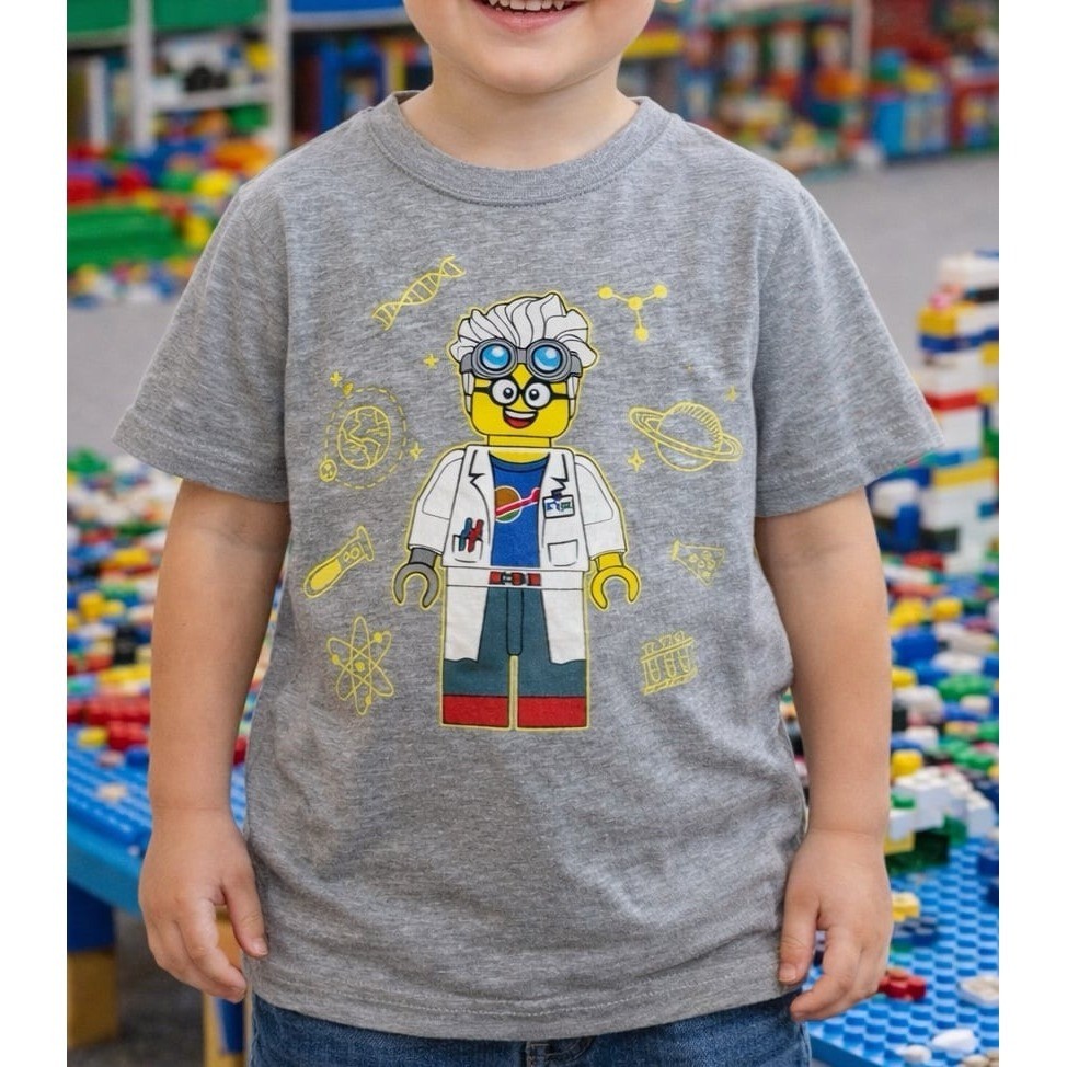 Lego Scientist T Shirt (5/6) 2021 Lego Shirt, character tee