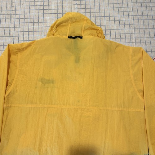 Packable Windbreaker Large Yellow Grandfather Mountain NC Appalachian Nylon VTG - Picture 15 of 23