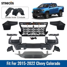 For 2015-2022 Chevy Colorado Zr2 Front Bumper Cover Assembly Grille Grill Kit