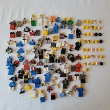 Lego Minifigures Parts Pieces Head Body Torso Legs Minifig Exact Lot Pictured