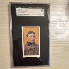 IMT Honus Wagner T206 Reprint SGC 96 Mint Pittsburgh Pirates Baseball Card