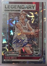 Katie Smith 2024-25 Panini Ohio State NIL Contenders CRACKED ICE Auto #17/25