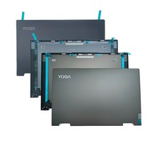 New LCD Back Cover Hinges For Lenovo Yoga 7-14ITL5 82BH 7-14ACN6 Moss Green/Gray