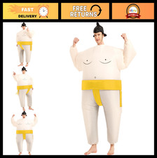 Inflatable Wrestler Costume for Adults - Blow Up Sumo Halloween Outfit, Unisex